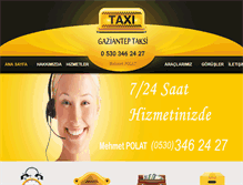Tablet Screenshot of gazianteptaksi.com